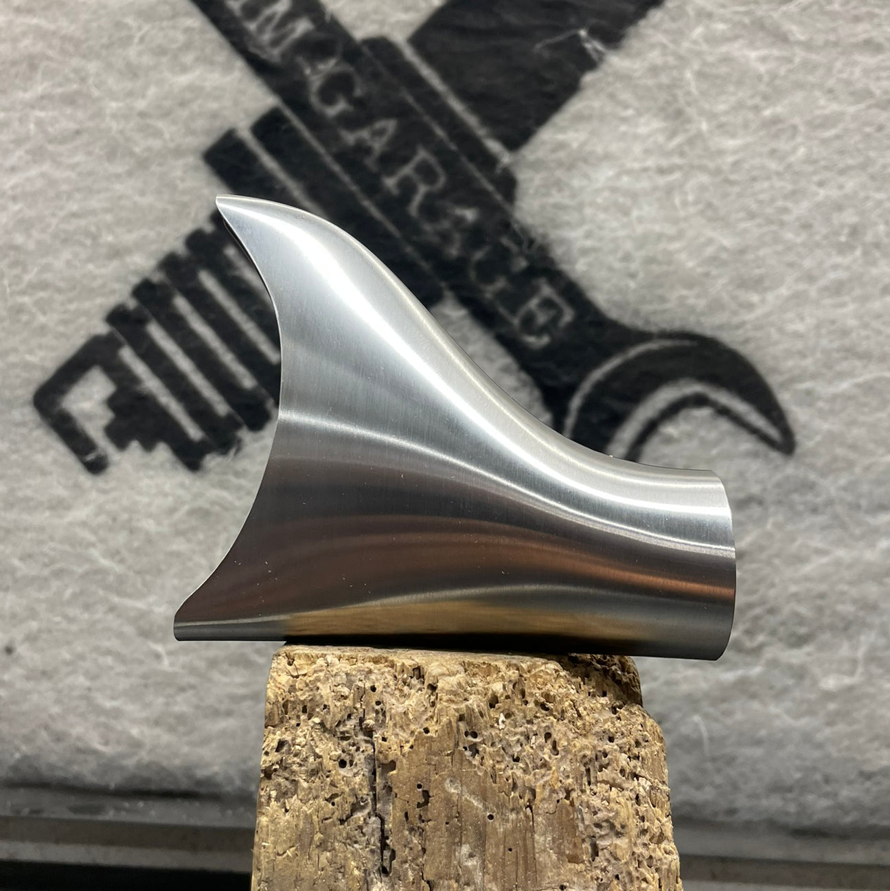 Fishtail Endstück aus Edelstahl 44,5mm