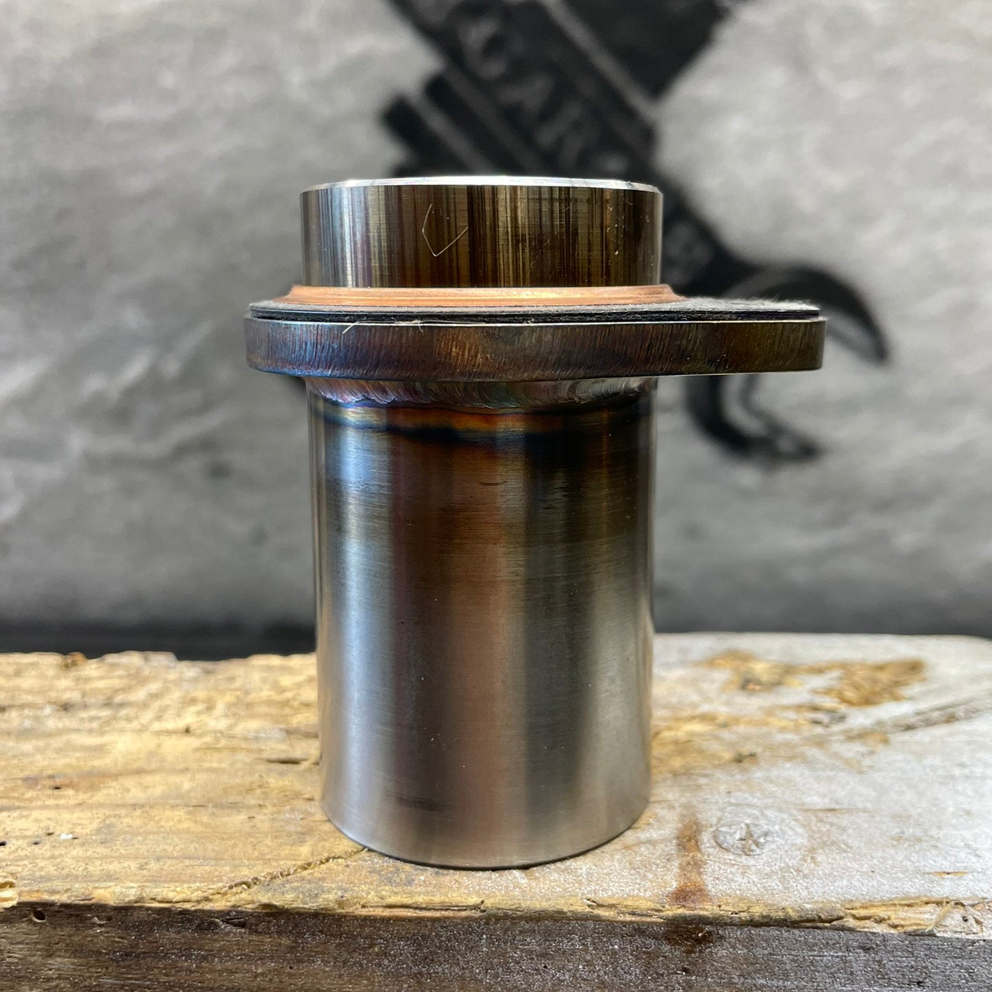 Shovelhead Krümmerflansch 6mm Edelstahl 44,5mm Paar