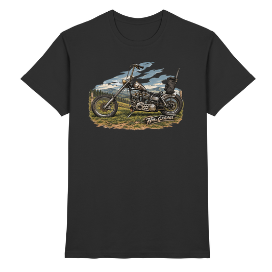 Oldschool Chopper T-Shirt - Ride Free | Vintage Biker Design | HM-GARAGE - Classic Shirt