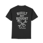 HM-GARAGE™ T-Shirt – “Built Not Bought” | Vintage Schrauber Shirt für Motorrad-Fans & Mechaniker | Oldschool Werkstatt Design - Premium Classic T-Shirt
